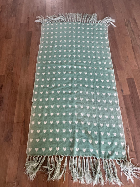 Woven Heart Throw