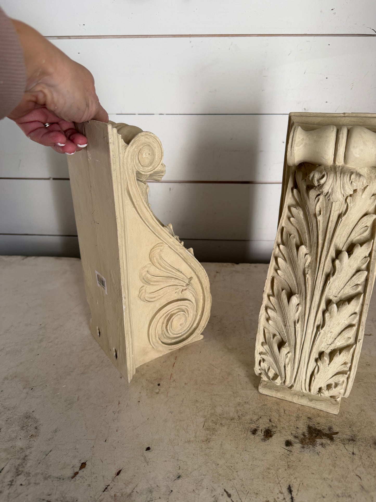 Pair of Georgian style corbels Will get makeover