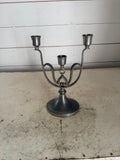 Vintage Pewter Candelabra