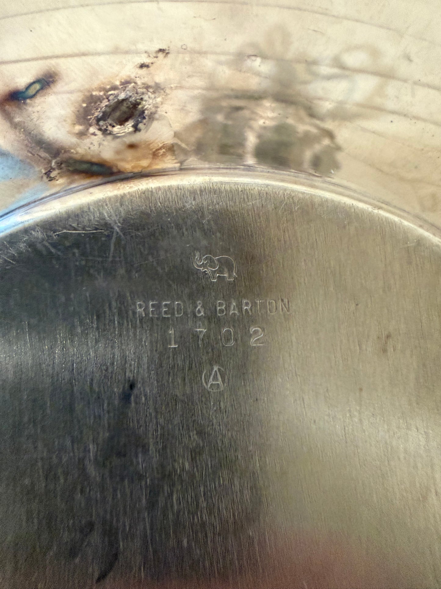 Vintage Reed & Barton Silver Platter - Will Get Makeover
