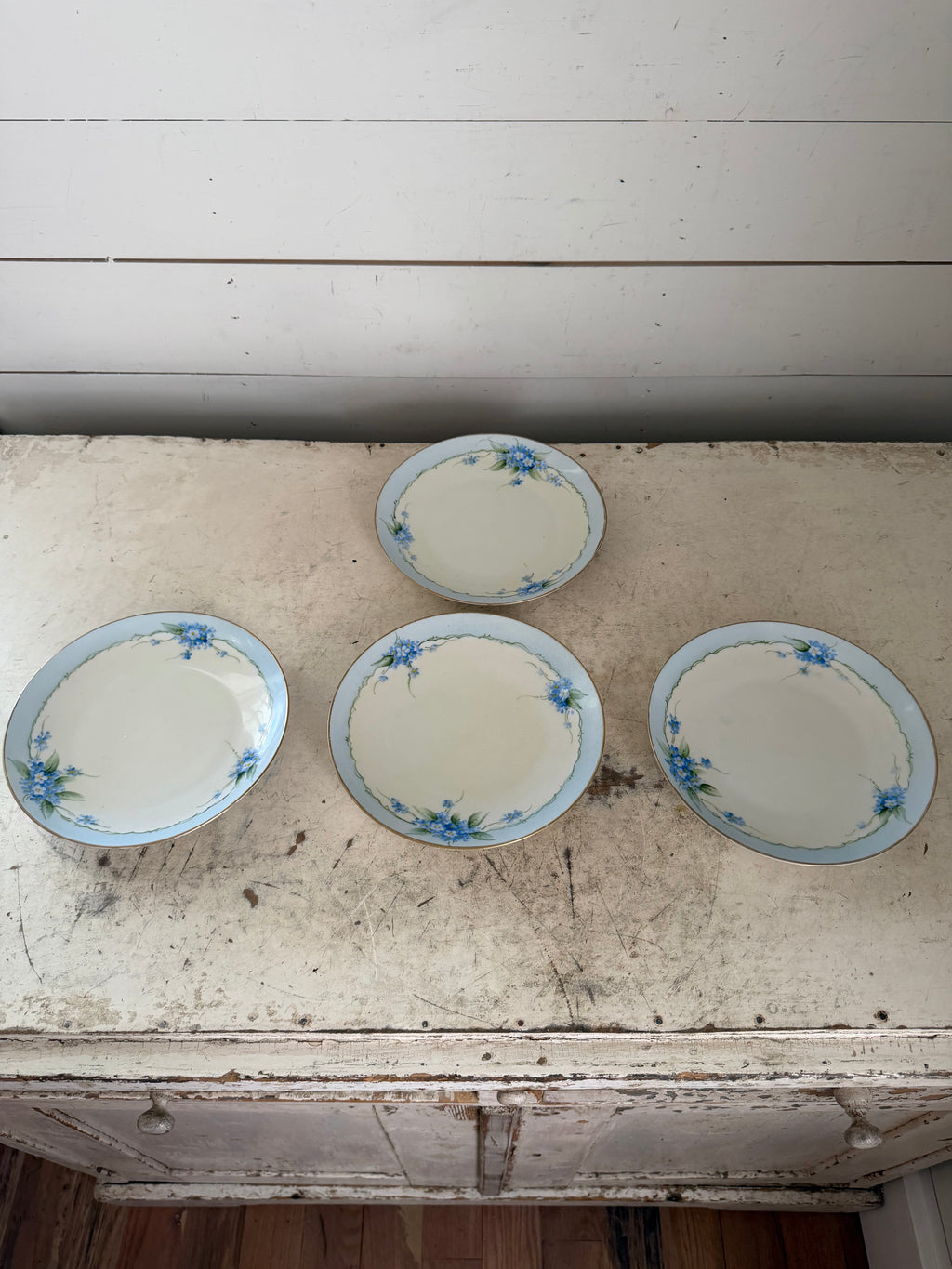 Vintage Hand Painted Meito Plate Made In Japan 7-3/4” - SOLD INDIVIDUALLY