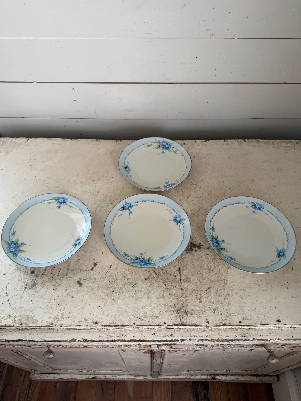 Vintage Hand Painted Meito Plate Made In Japan 7-3/4” - SOLD INDIVIDUALLY