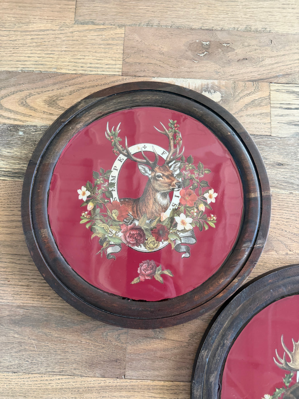Christmas Wood serving Tray food Safe sold individually 13” across