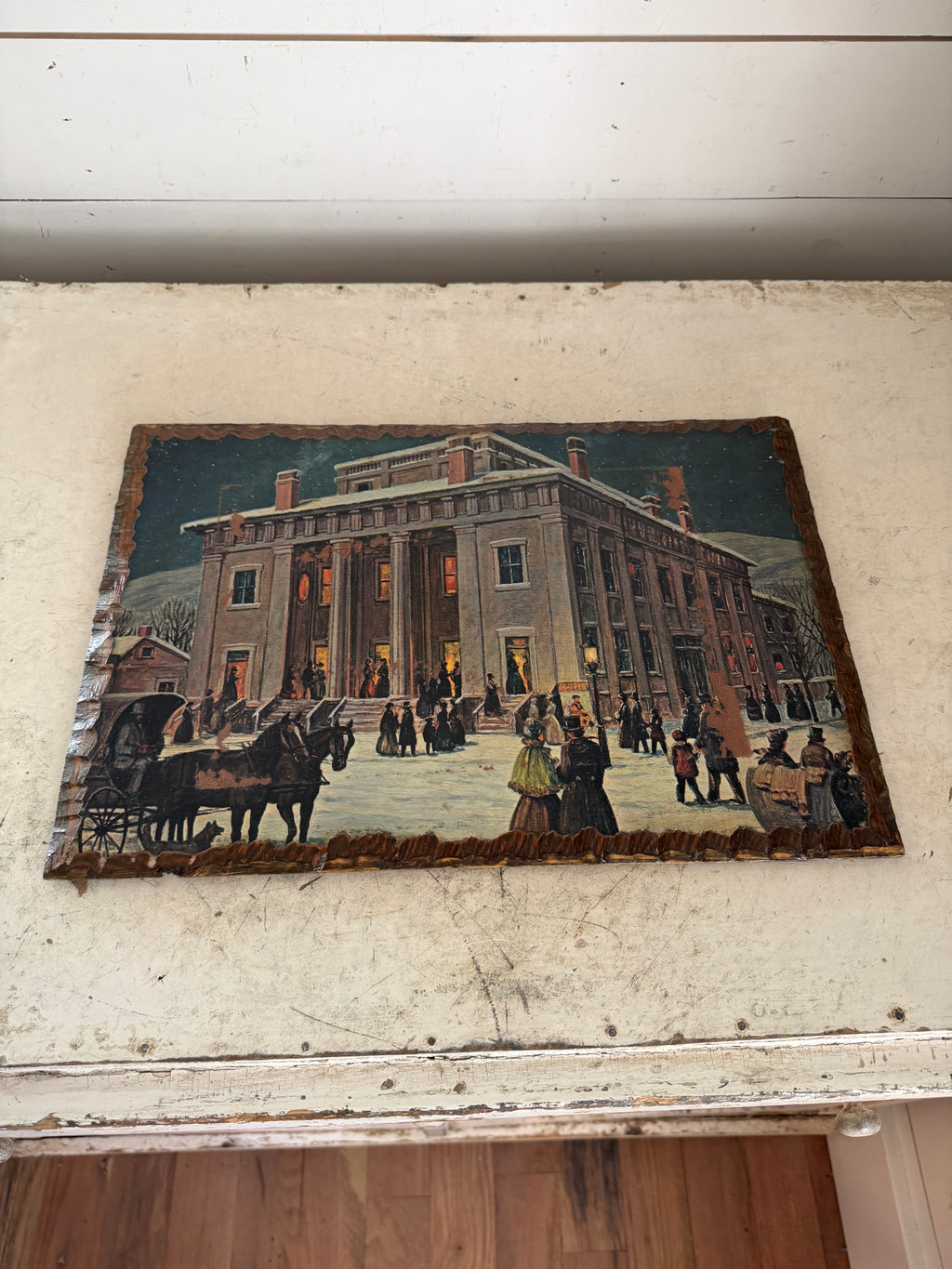 New Year's Eve 1862 – Old Salt Lake Theater PRINT by artist Lee Greene Richards