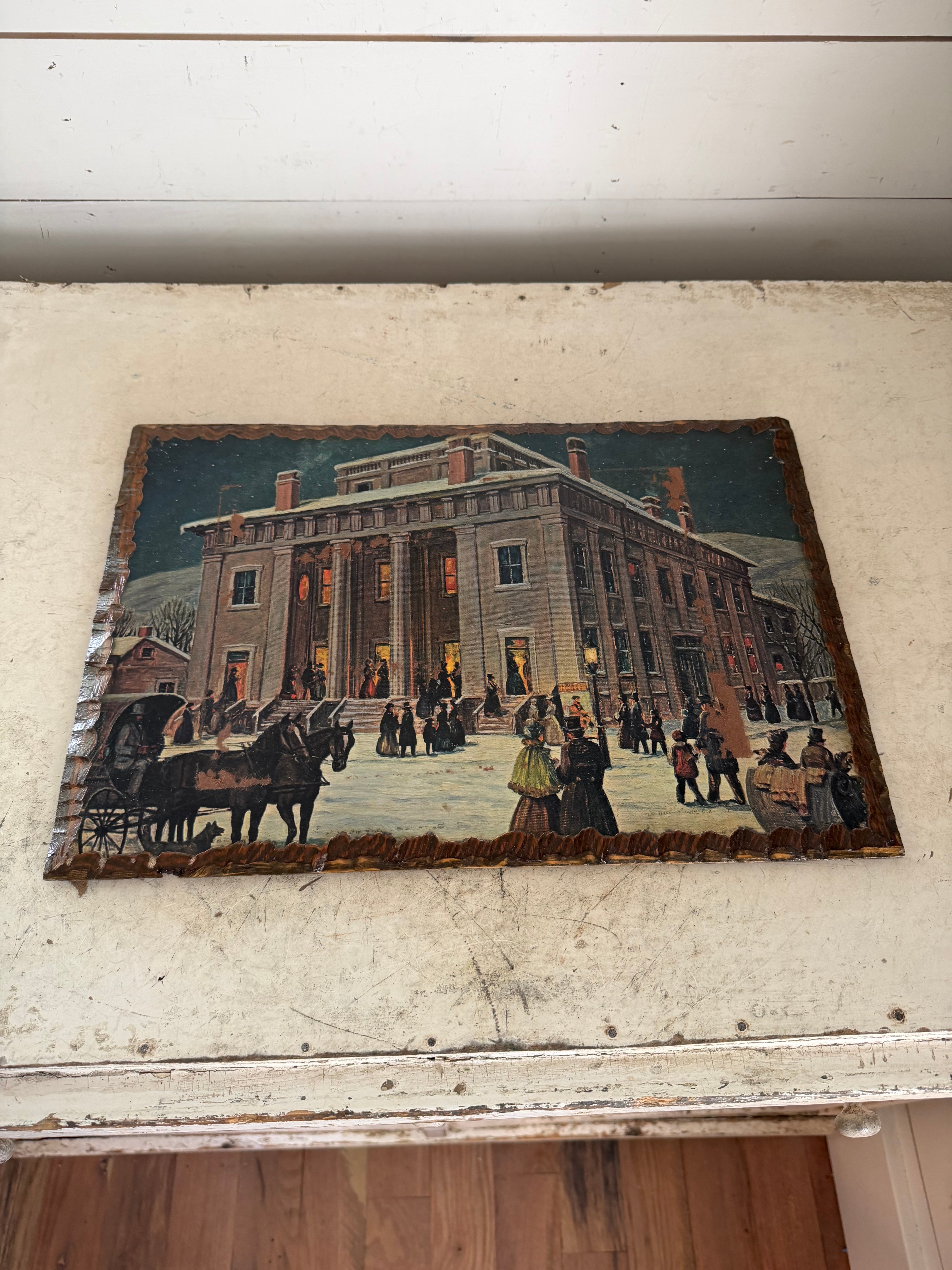 New Year's Eve 1862 – Old Salt Lake Theater PRINT by artist Lee Greene Richards