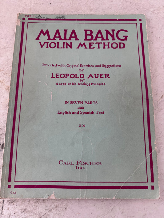 Maia Bang Violin Method Part 1 music book