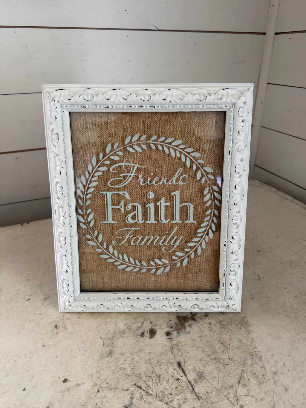White frame will get makeover and art