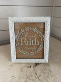 White frame will get makeover and art