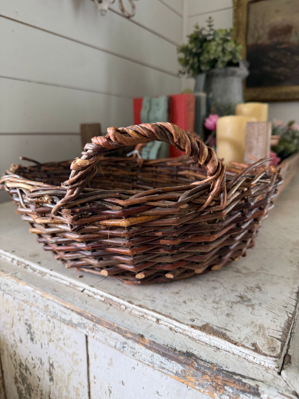 Willow Basket with handles