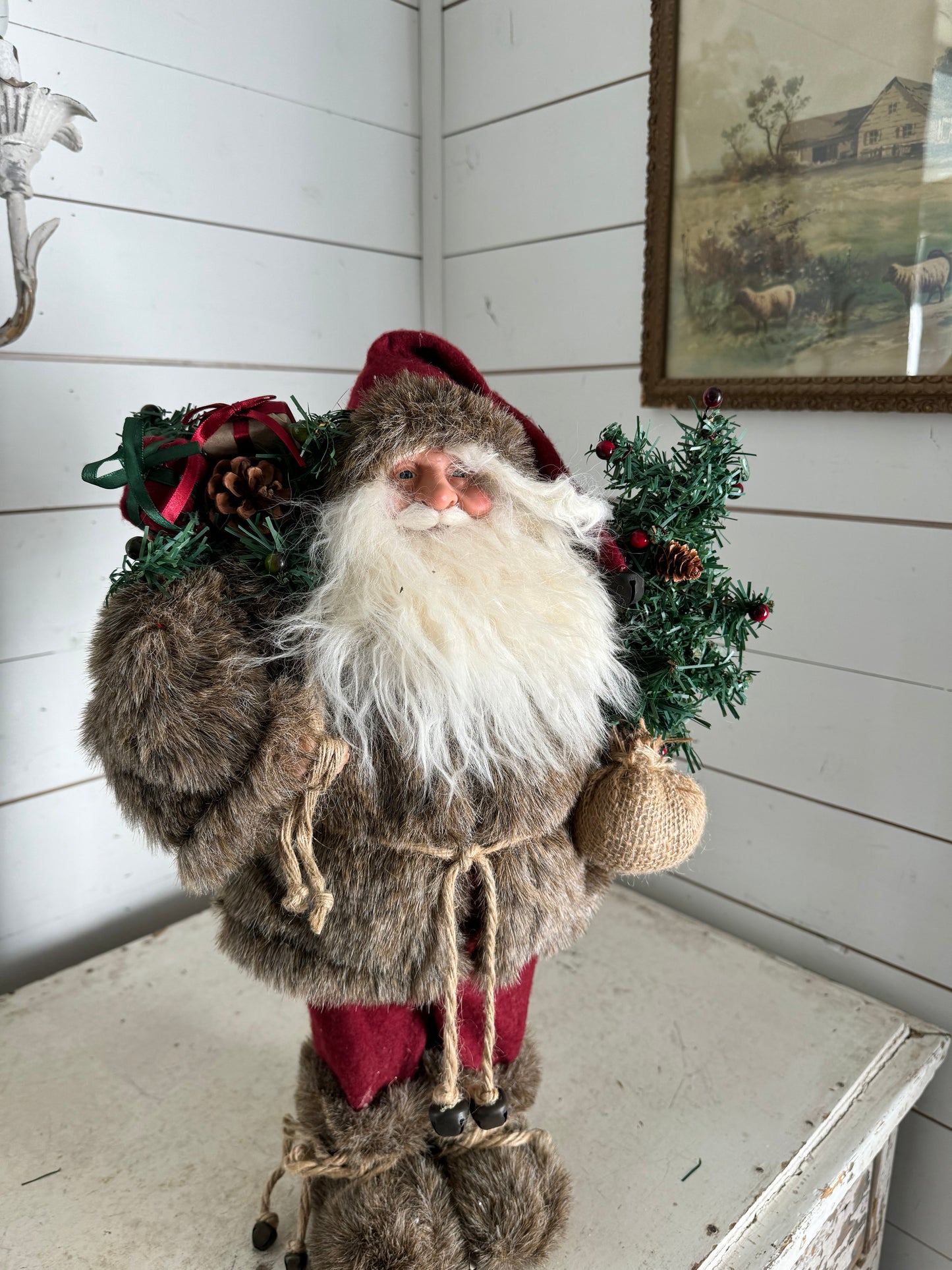 20” Father Christmas Woodland Santa