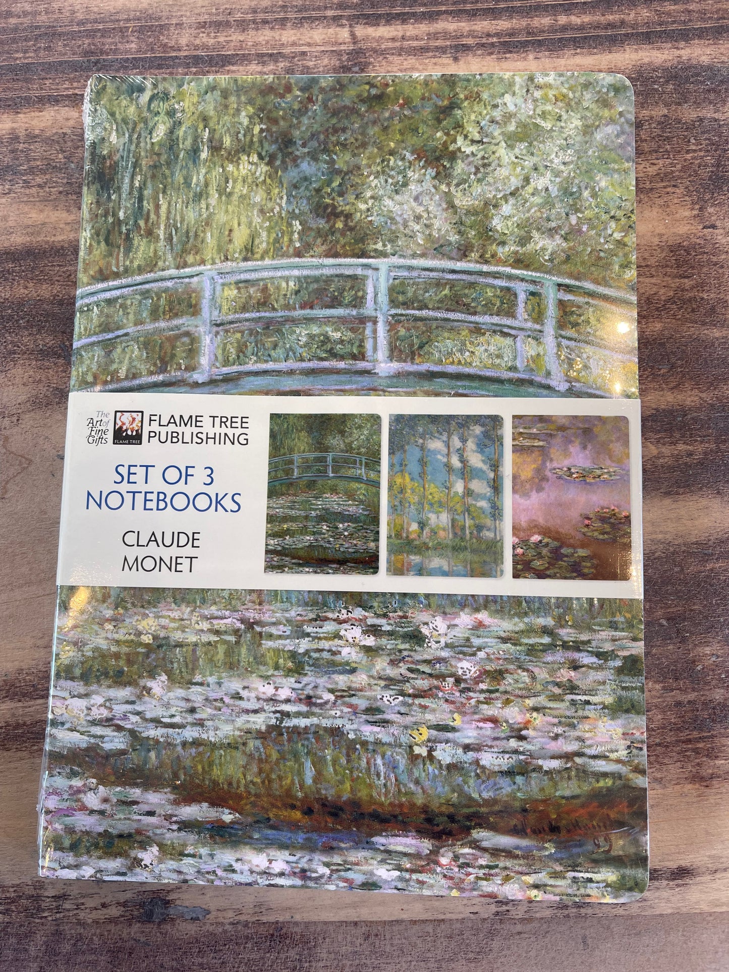 Claude Monet Set of 3 Standard Notebooks