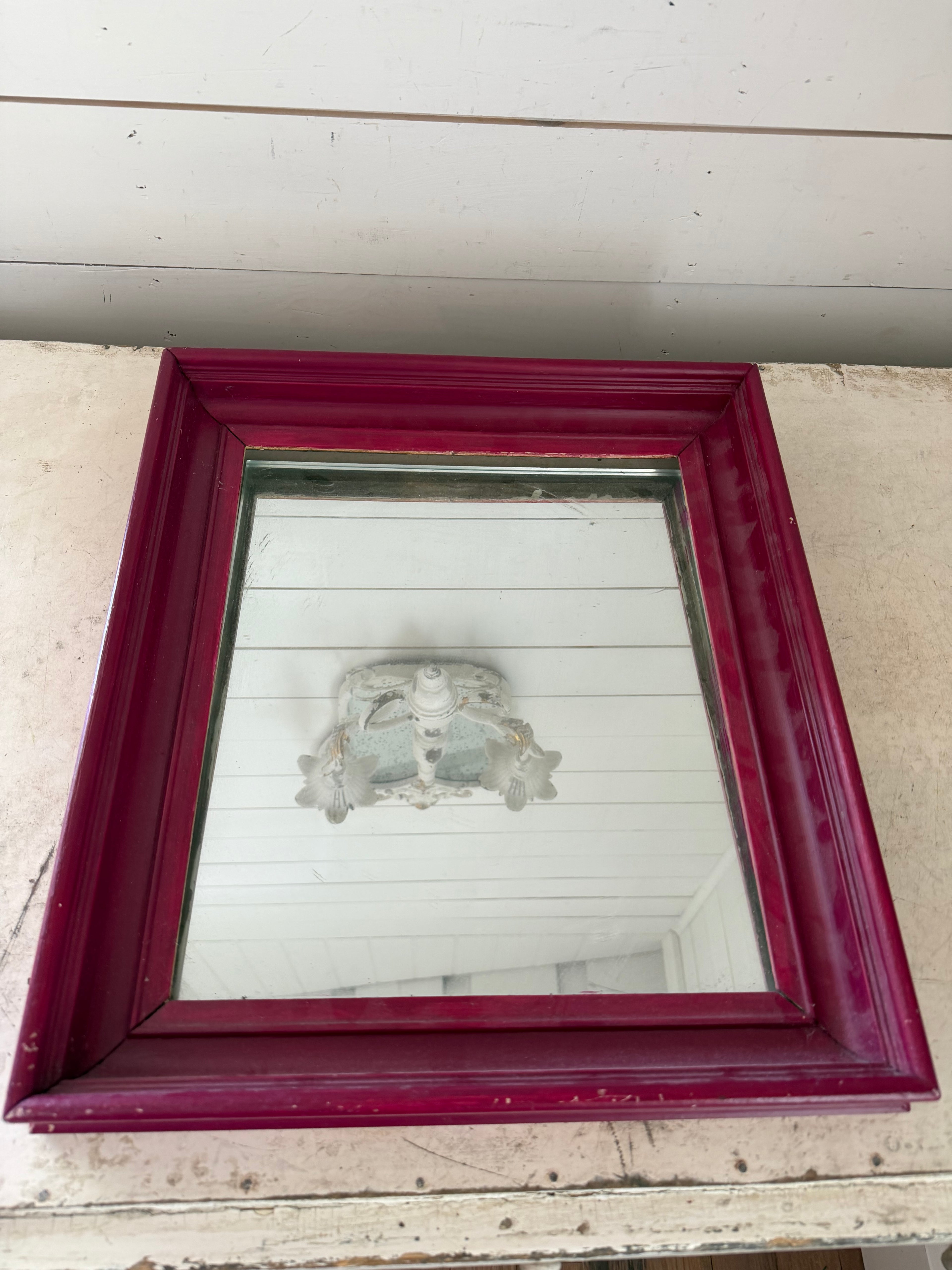 Vintage wood Framed Mirror Will Get Makeover