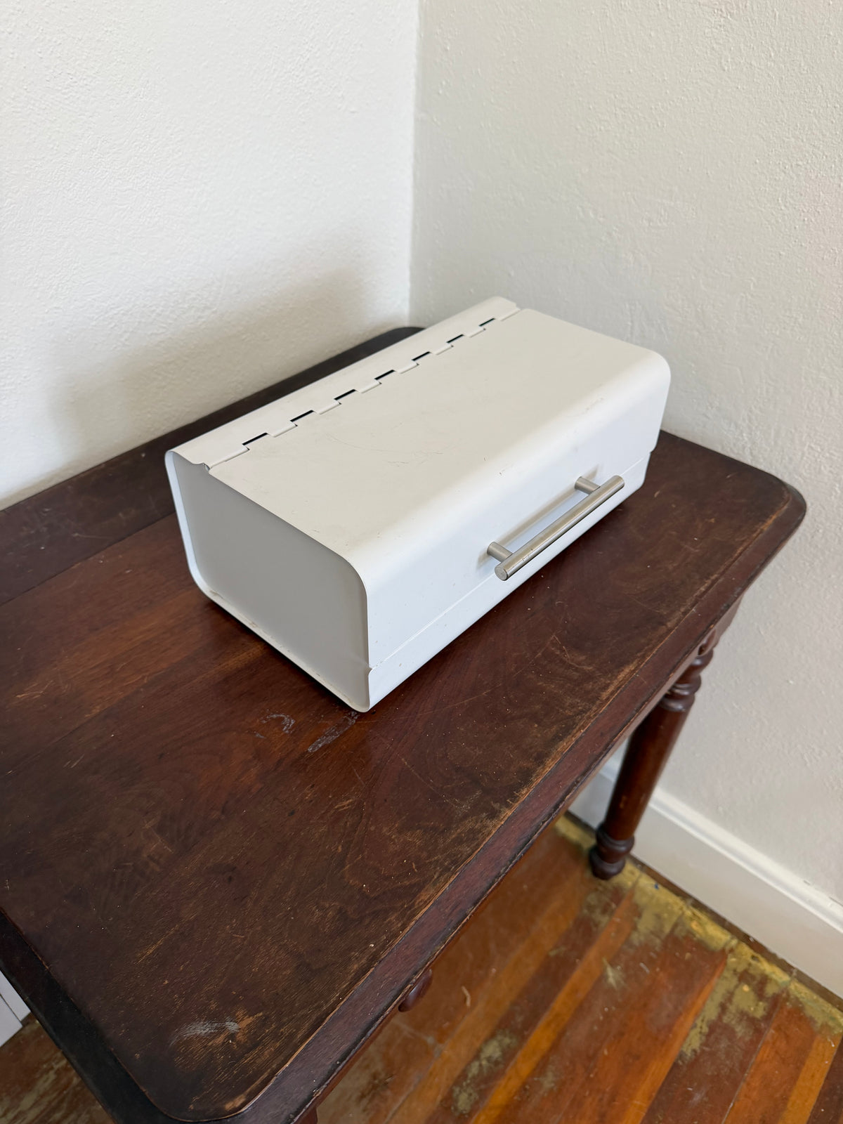 White metal countertop bread box - Will Get Makeover