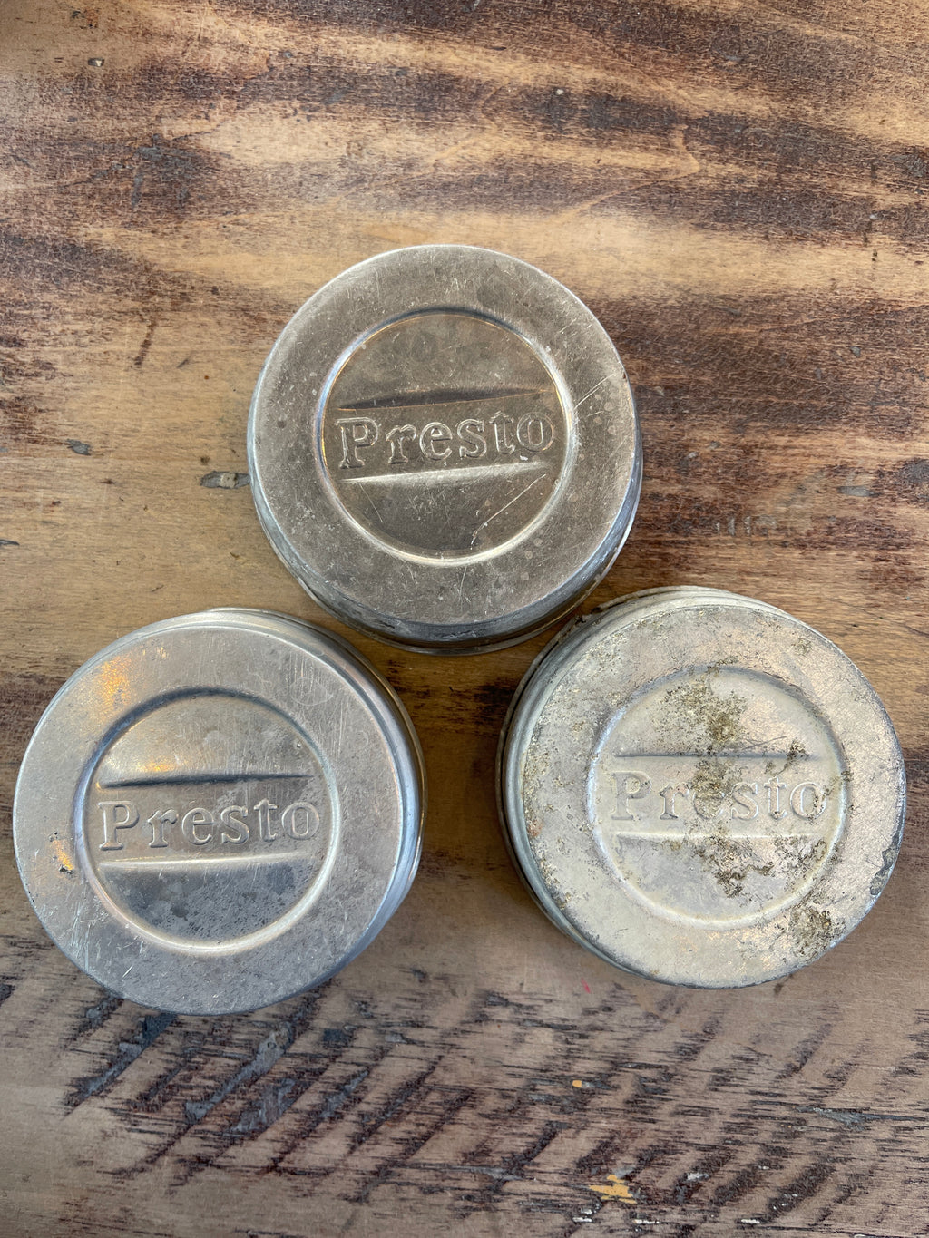 Antique Presto Jar Canning Lid - sold individually
