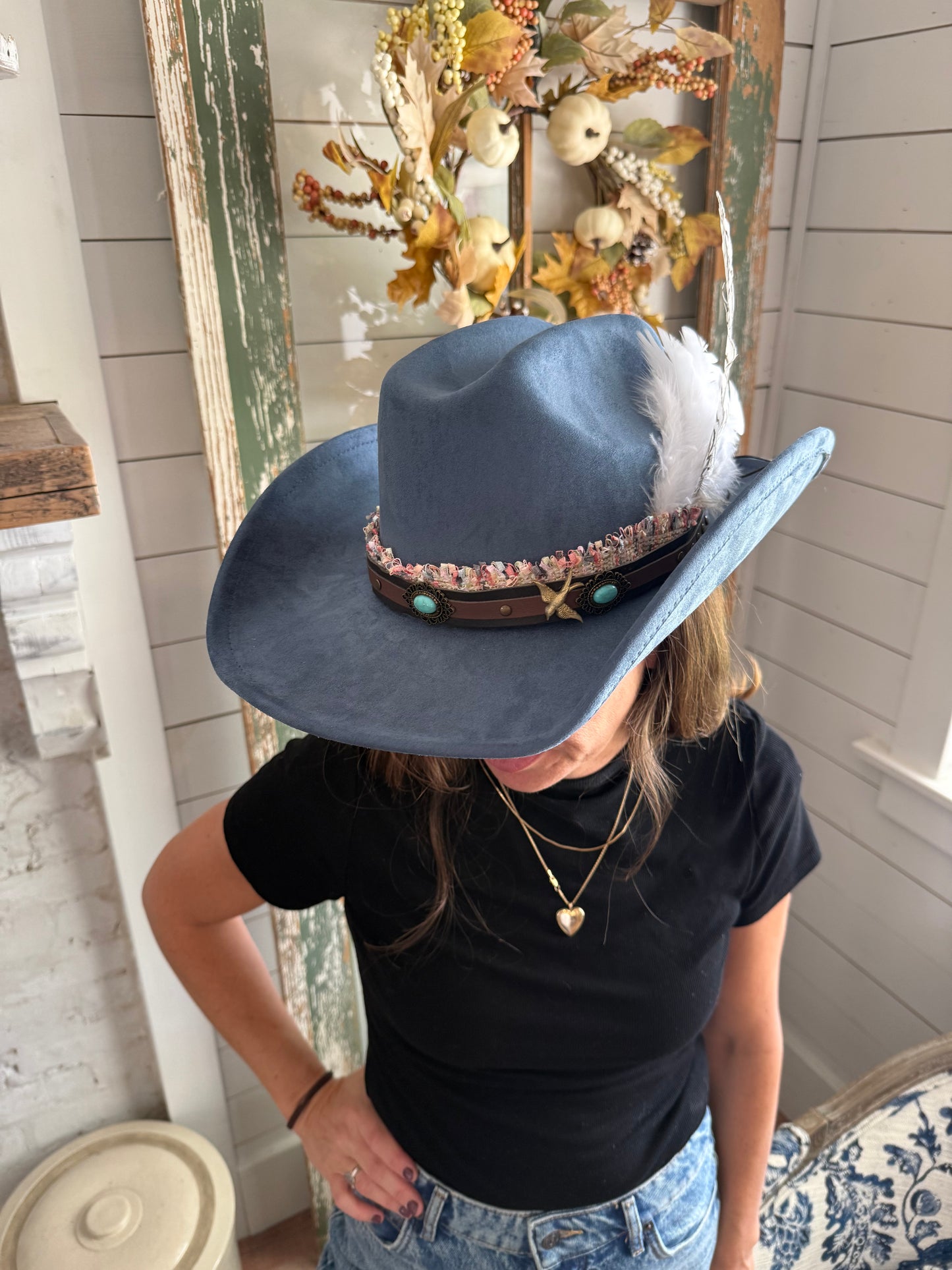 Cowgirl Hat - Custom Embelished - E