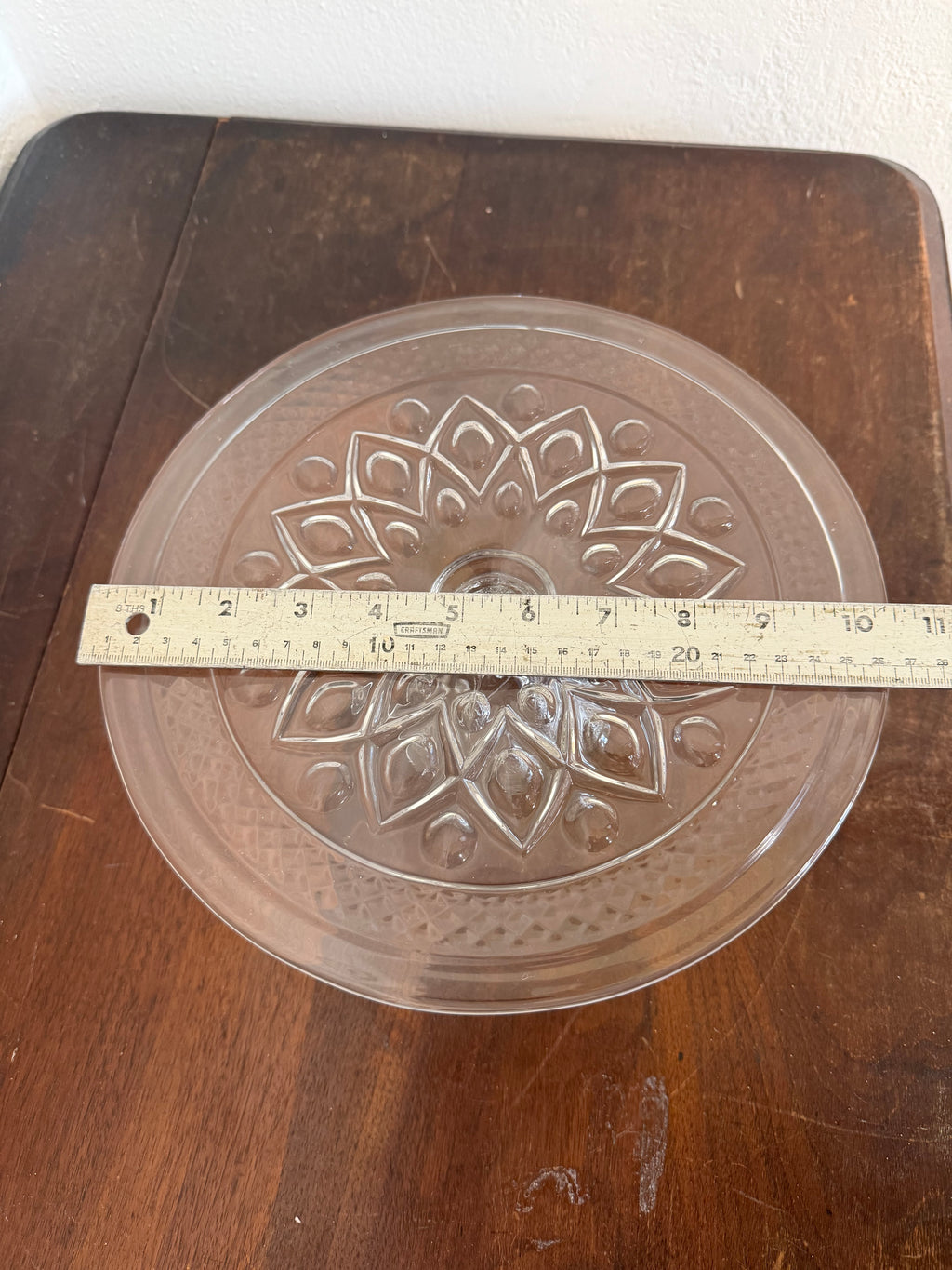 Imperial Crystal Cape Cod 10 1/2" Footed Cake Stand