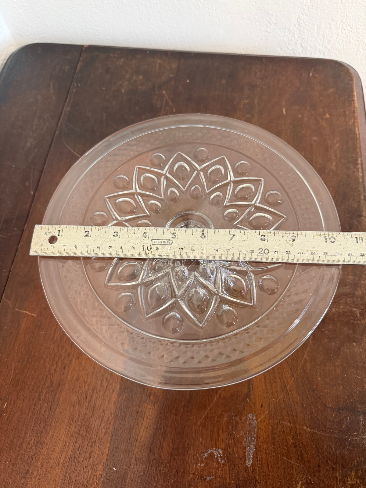 Imperial Crystal Cape Cod 10 1/2" Footed Cake Stand