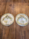 Round wall plaque with flowers will get makeover  Sold individually