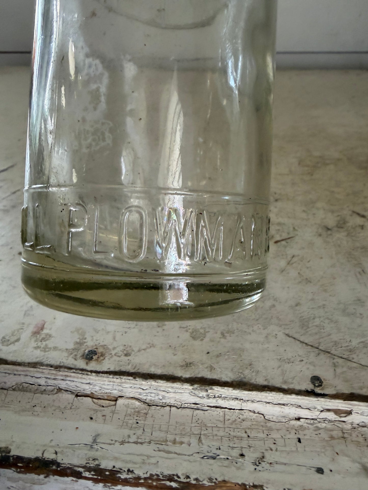 Vauxhall, Plowman, Barrett & Co LTD Clear Glass Bottle