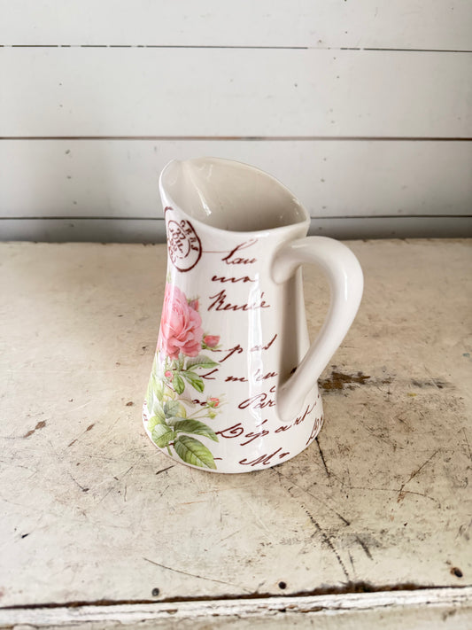 Ceramic Teleflora Pitcher