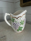 Arnels Grape Pitcher as is see chip