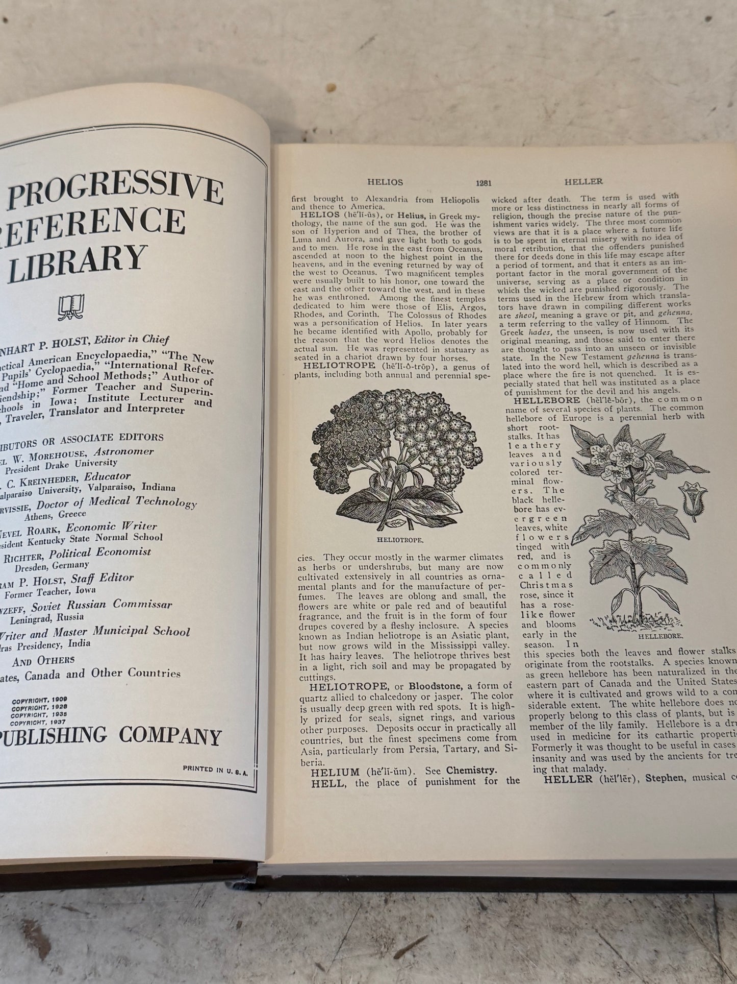 Progressive reference library and encyclopedia volume IV
