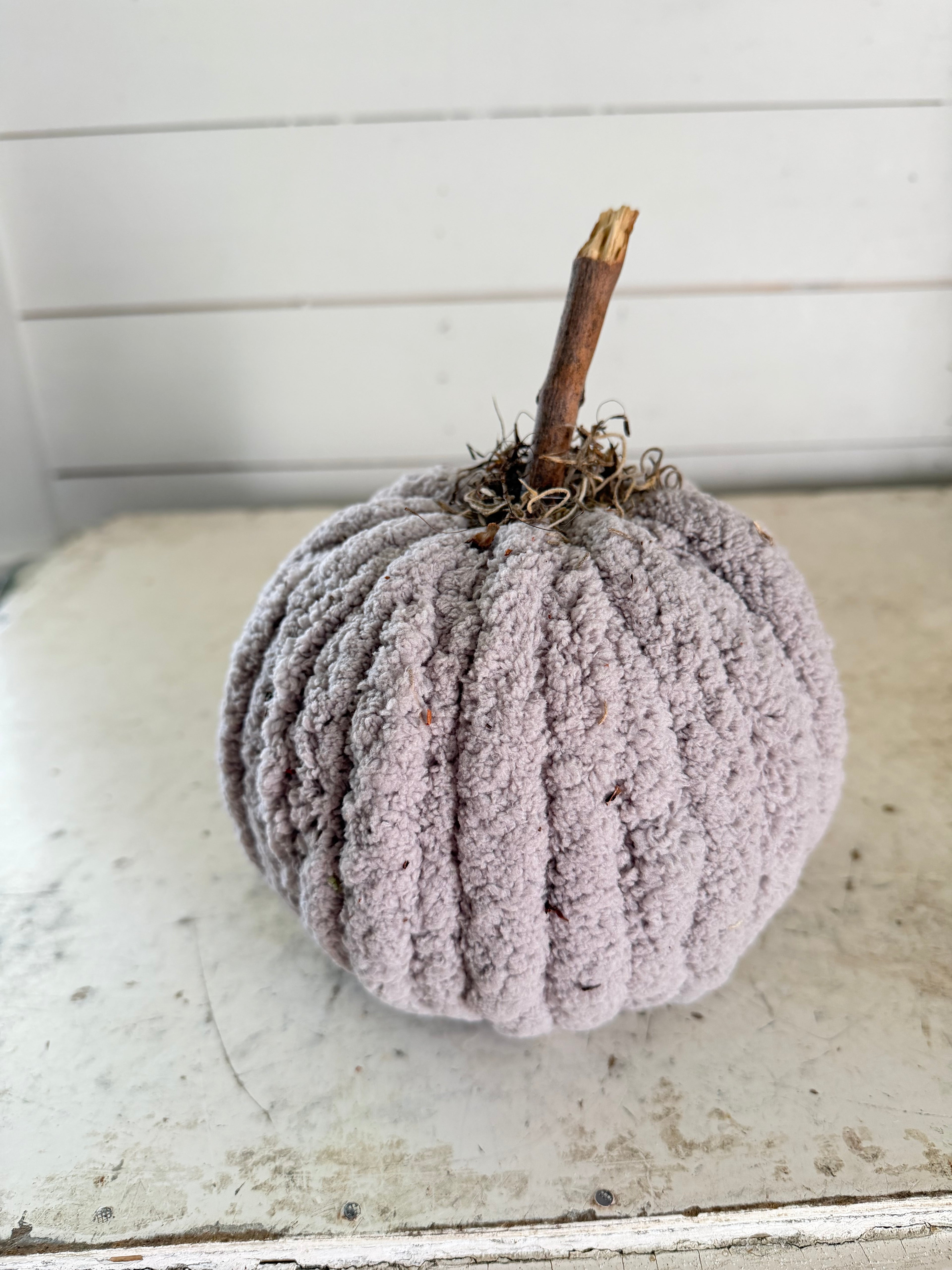 Chenille pumpkin