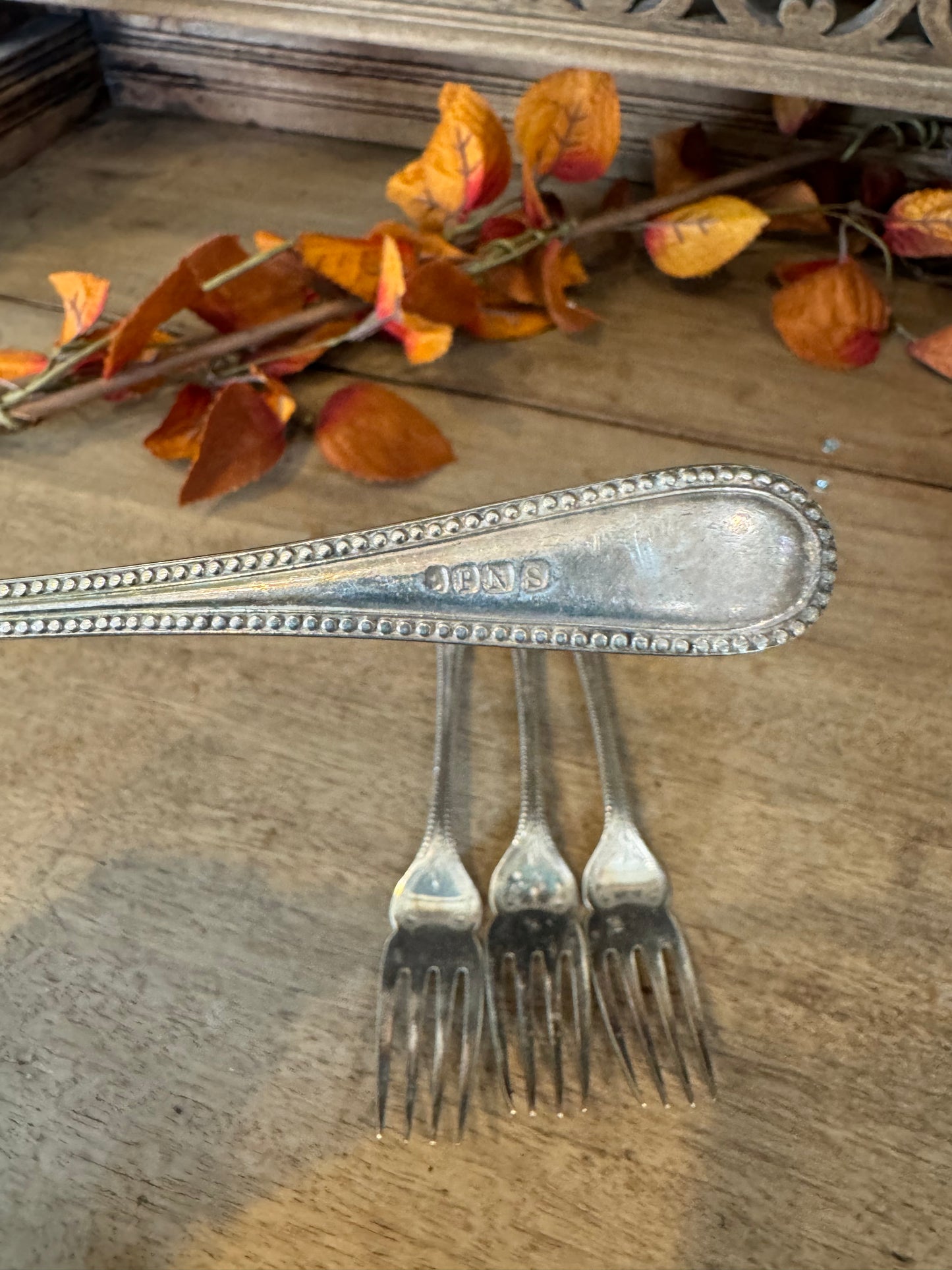 Set of Victorian Silverplate Forks