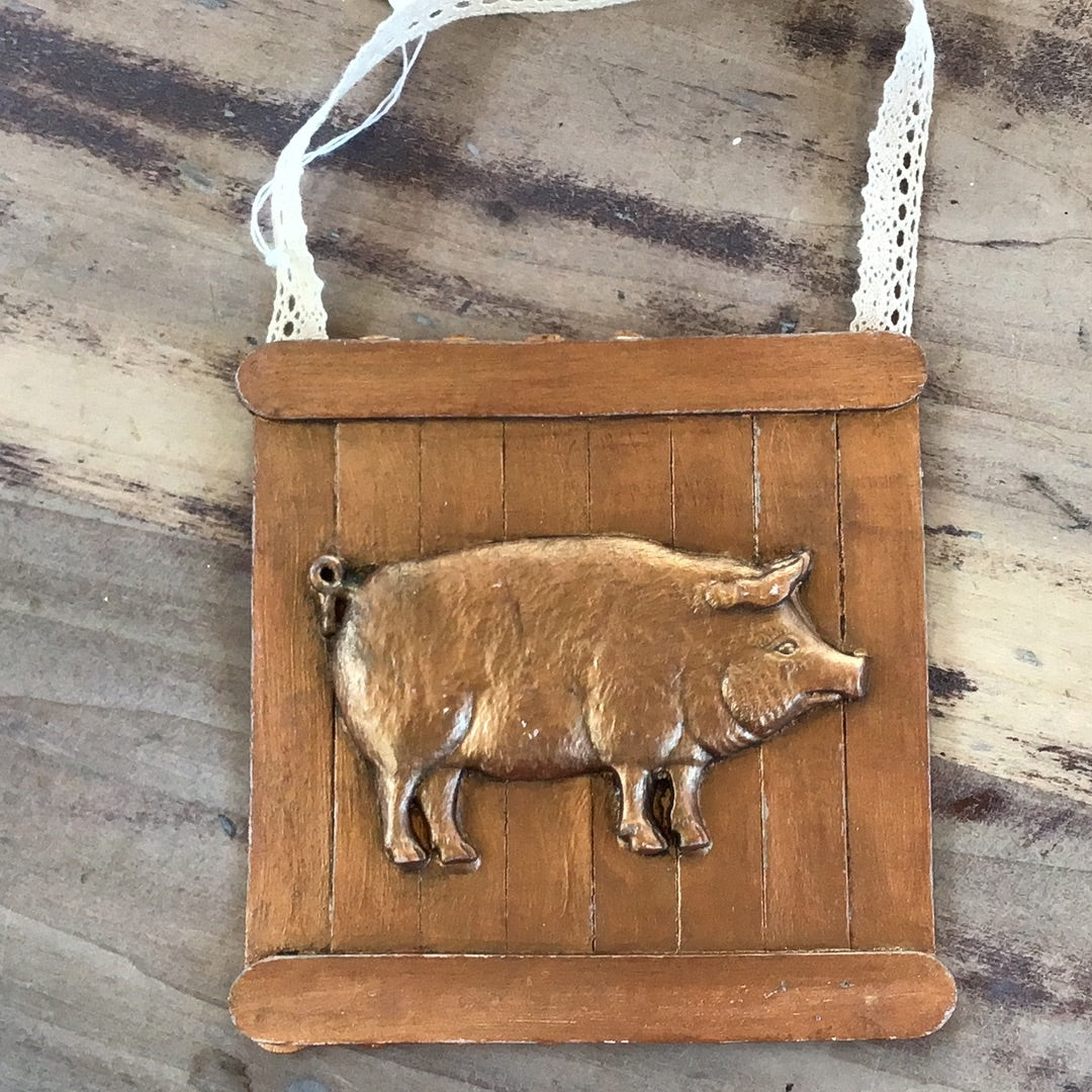 Handmade French Country Copper Ornament / Hanger