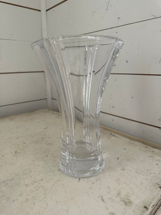 Hoosier Crystal vase
