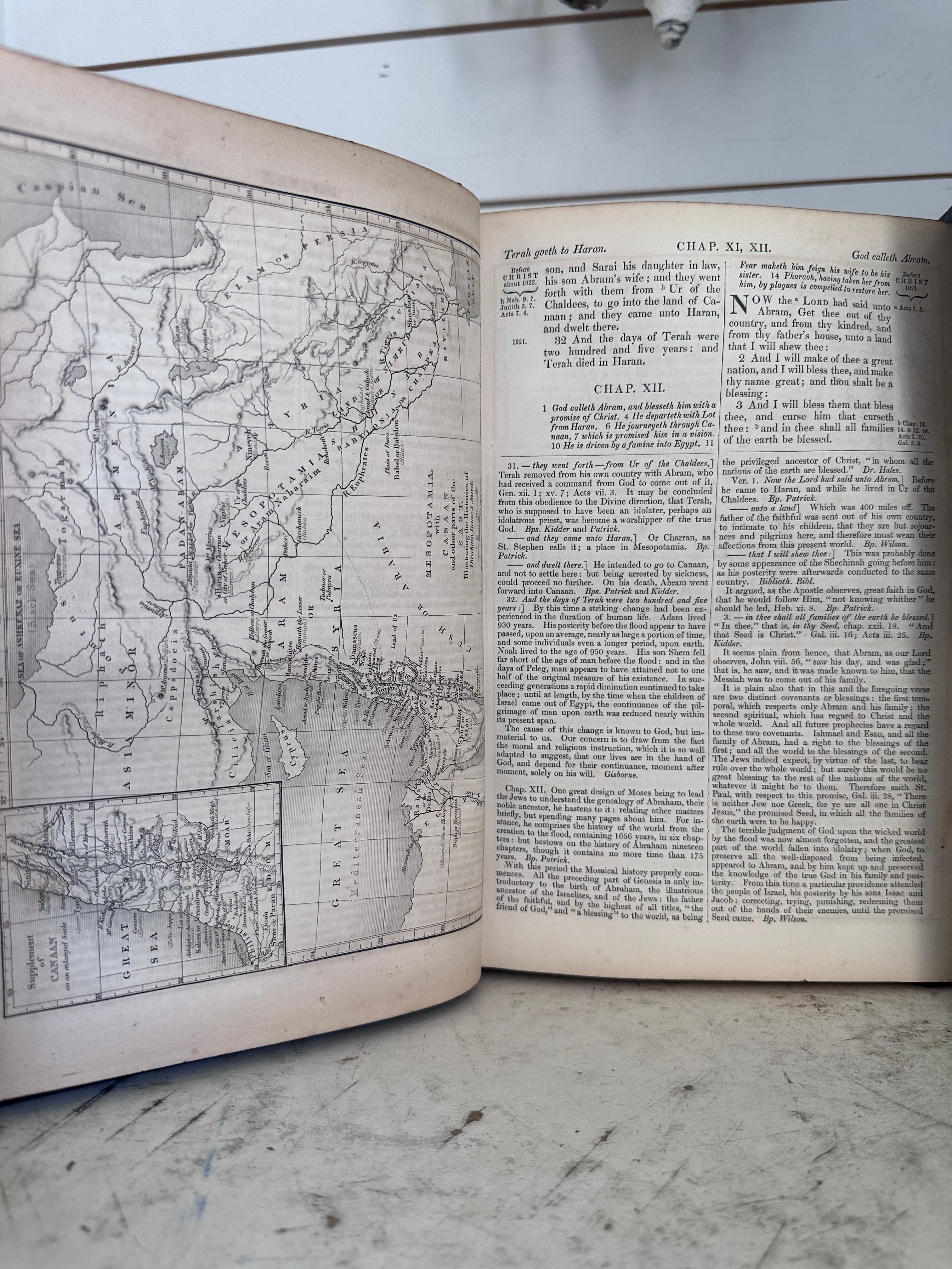 Antique Bible 1850 And the Book of Common Prayer sold as set