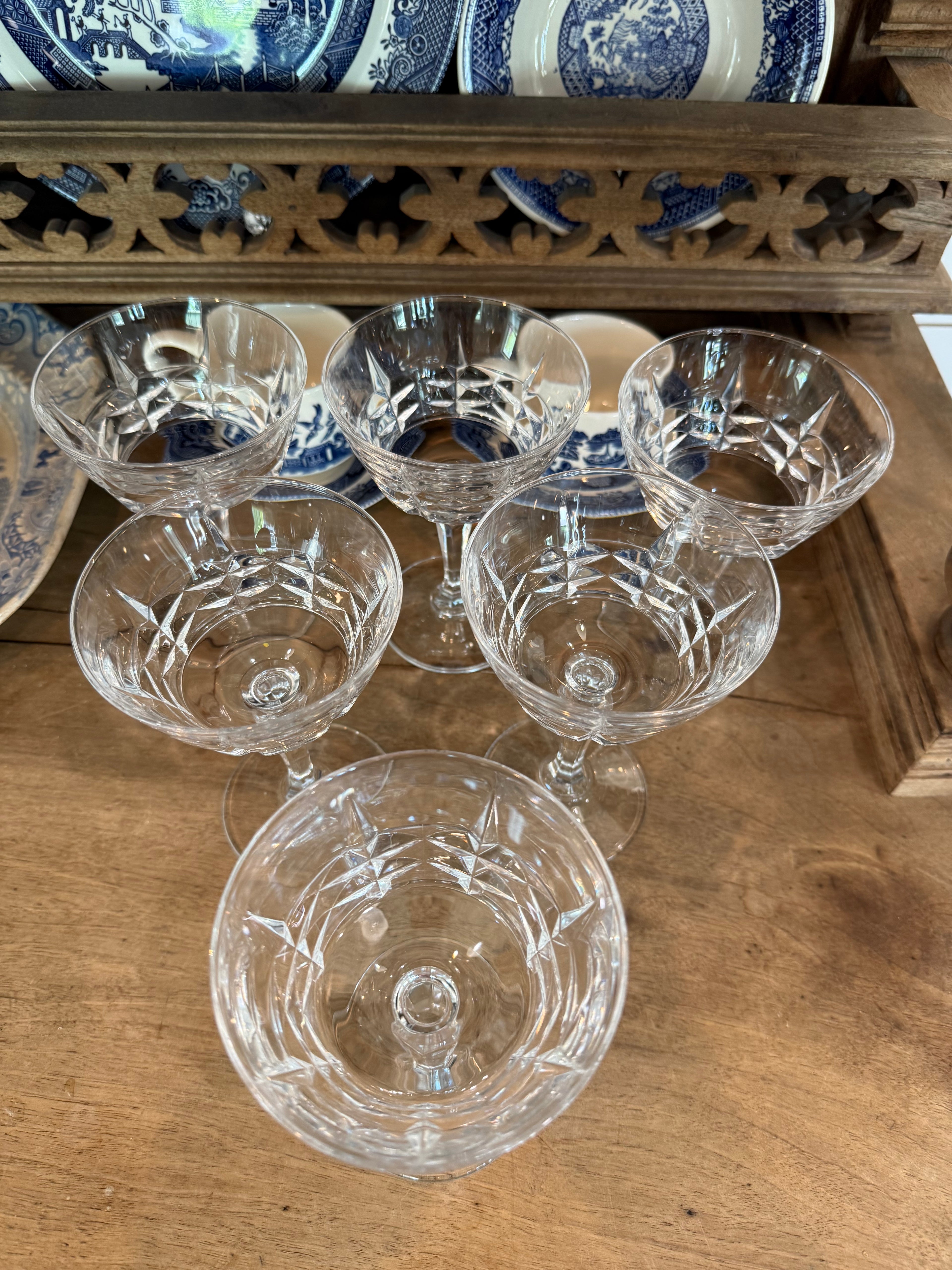 Cristal D'Arques Durand Chateaudun crystal champagne/tall sherbet glass sold individually