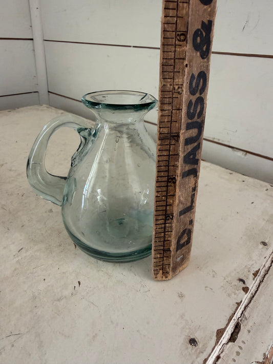 Recycled glass creamer