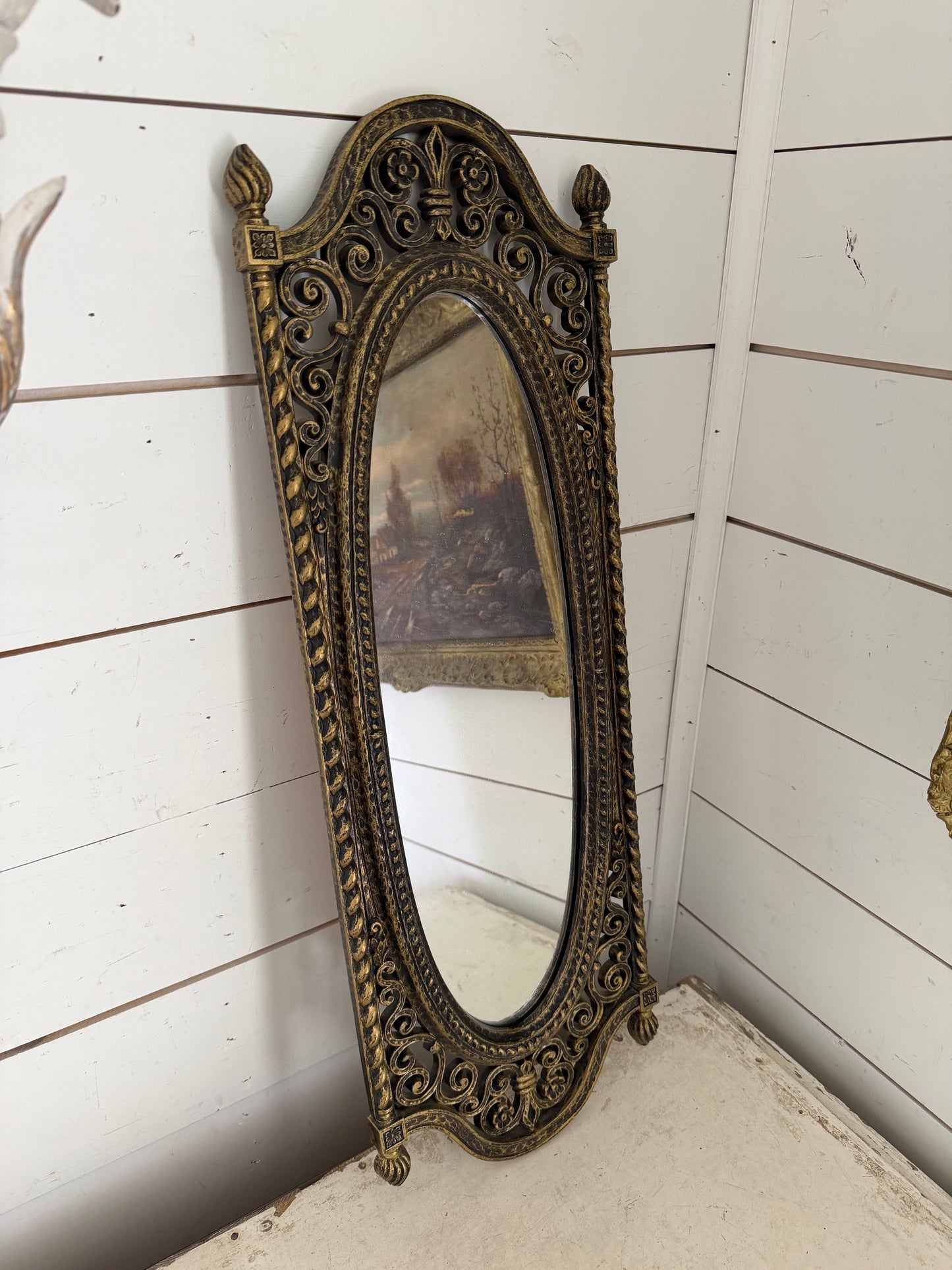 Hollywood Regency Style Homeco Mirror - Will Get Makeover