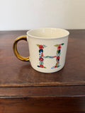 Opalhouse Floral “H” Mug