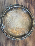Silverplated Embossed Platter - sold individually