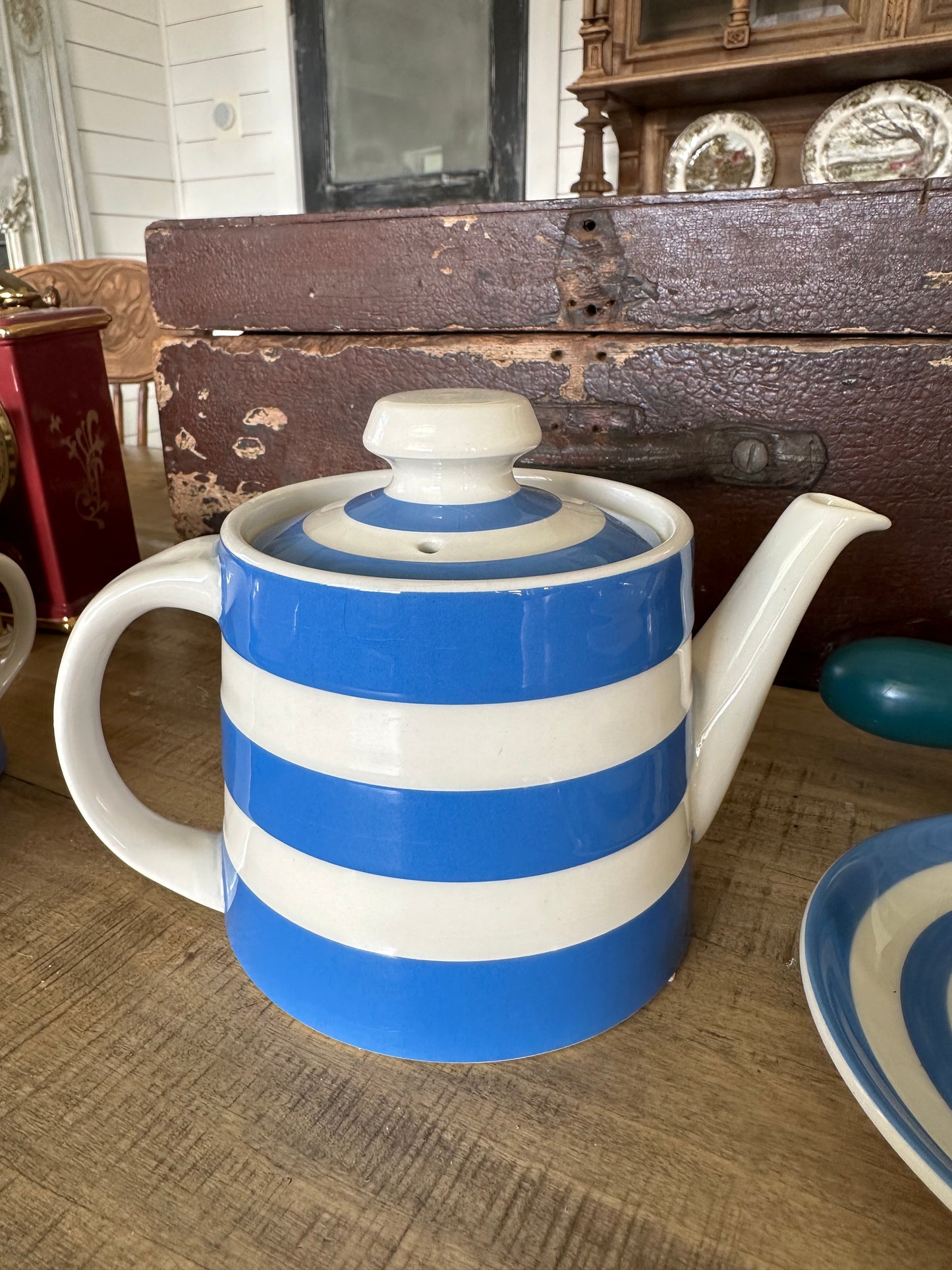 Cornishware Teapot set - sold individually