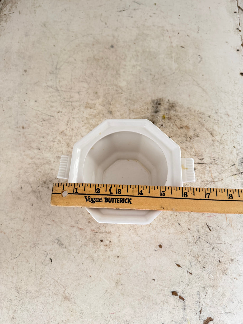 Vintage Octagonal japanese sugar dish