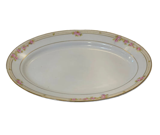 Vintage NORITAKE (Morimura) Japan "The Lorraine" 11.5" Oval PLATTER