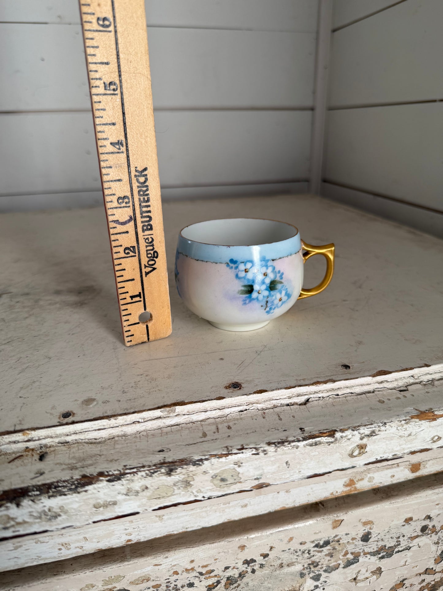 Bavarian Teacup - hand painted