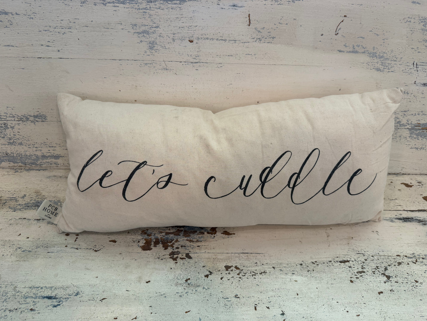 Let’s Cuddle pillow