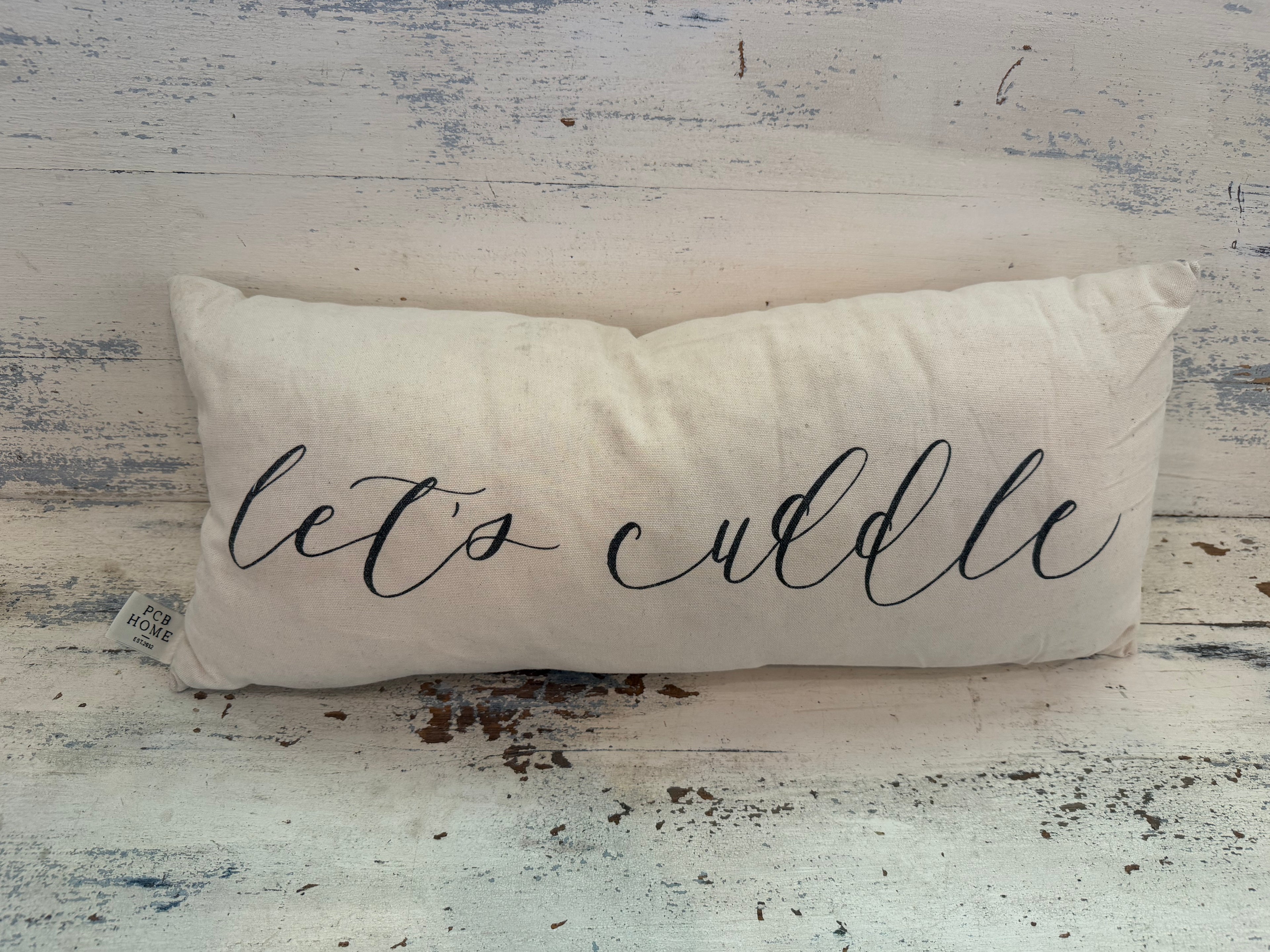 Let’s Cuddle pillow