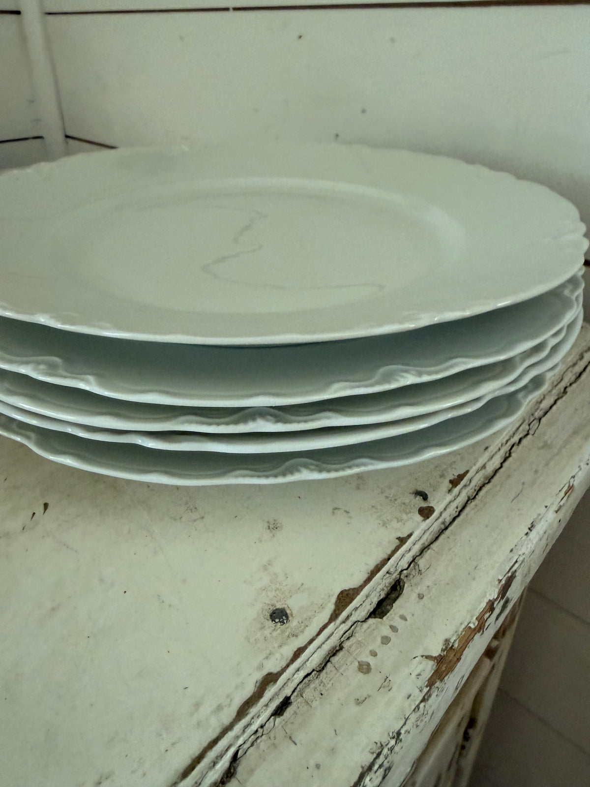 Racine White Bavarian and Haviland dishes sold individually small chips as is