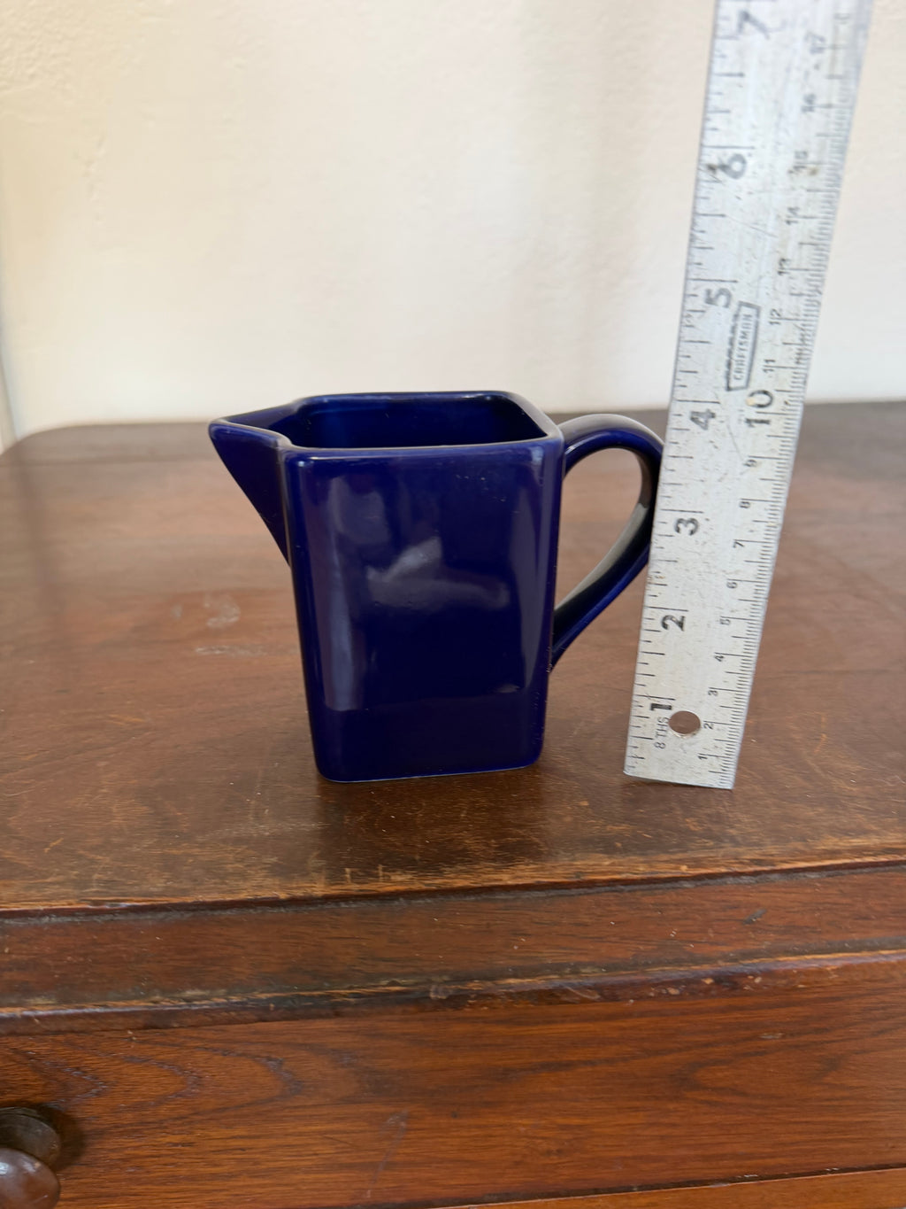 Cobalt blue ceramic creamer - sold individually