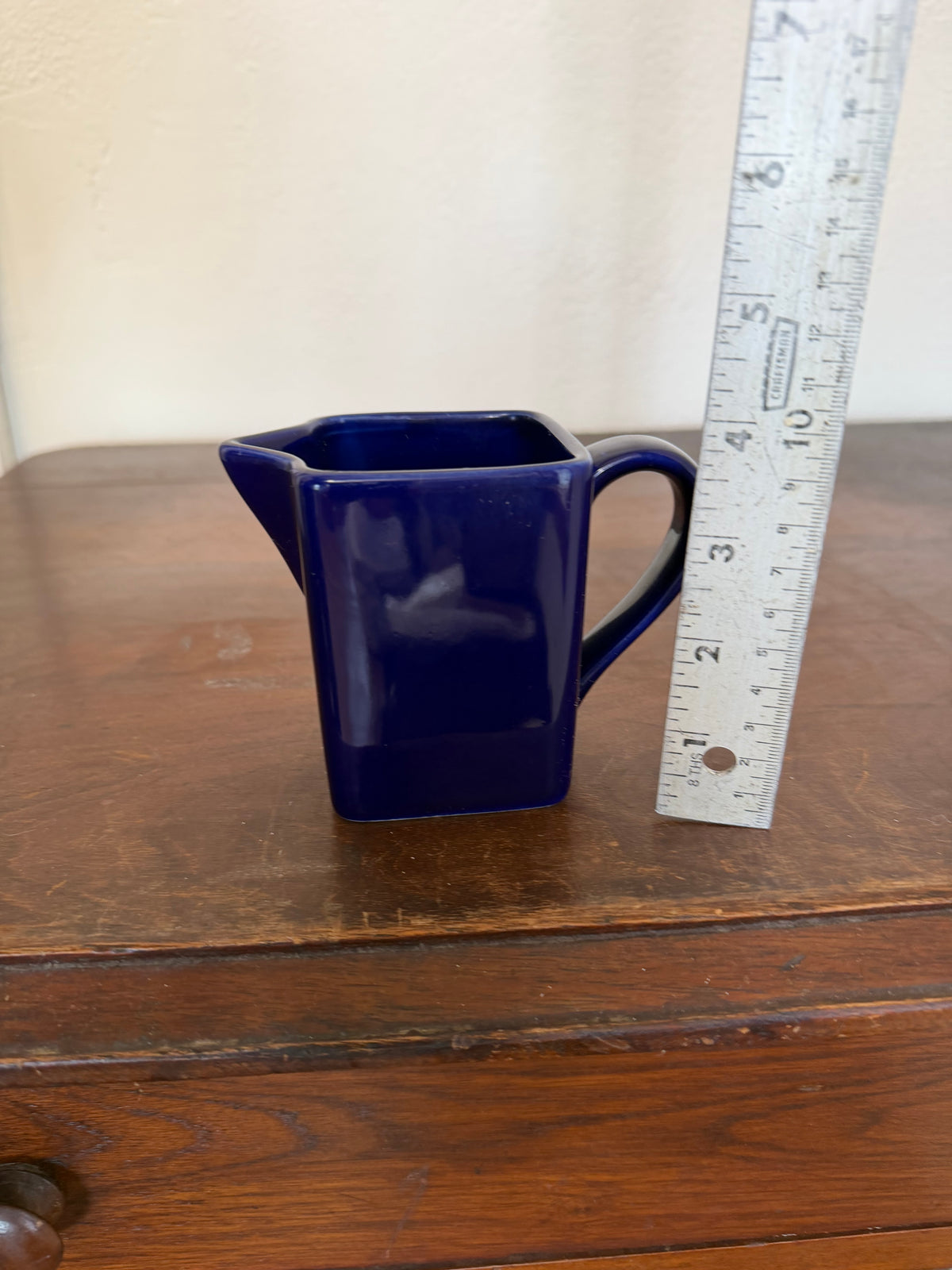 Cobalt blue ceramic creamer - sold individually