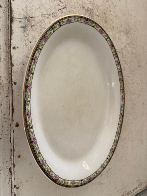 Antique ironstone platter