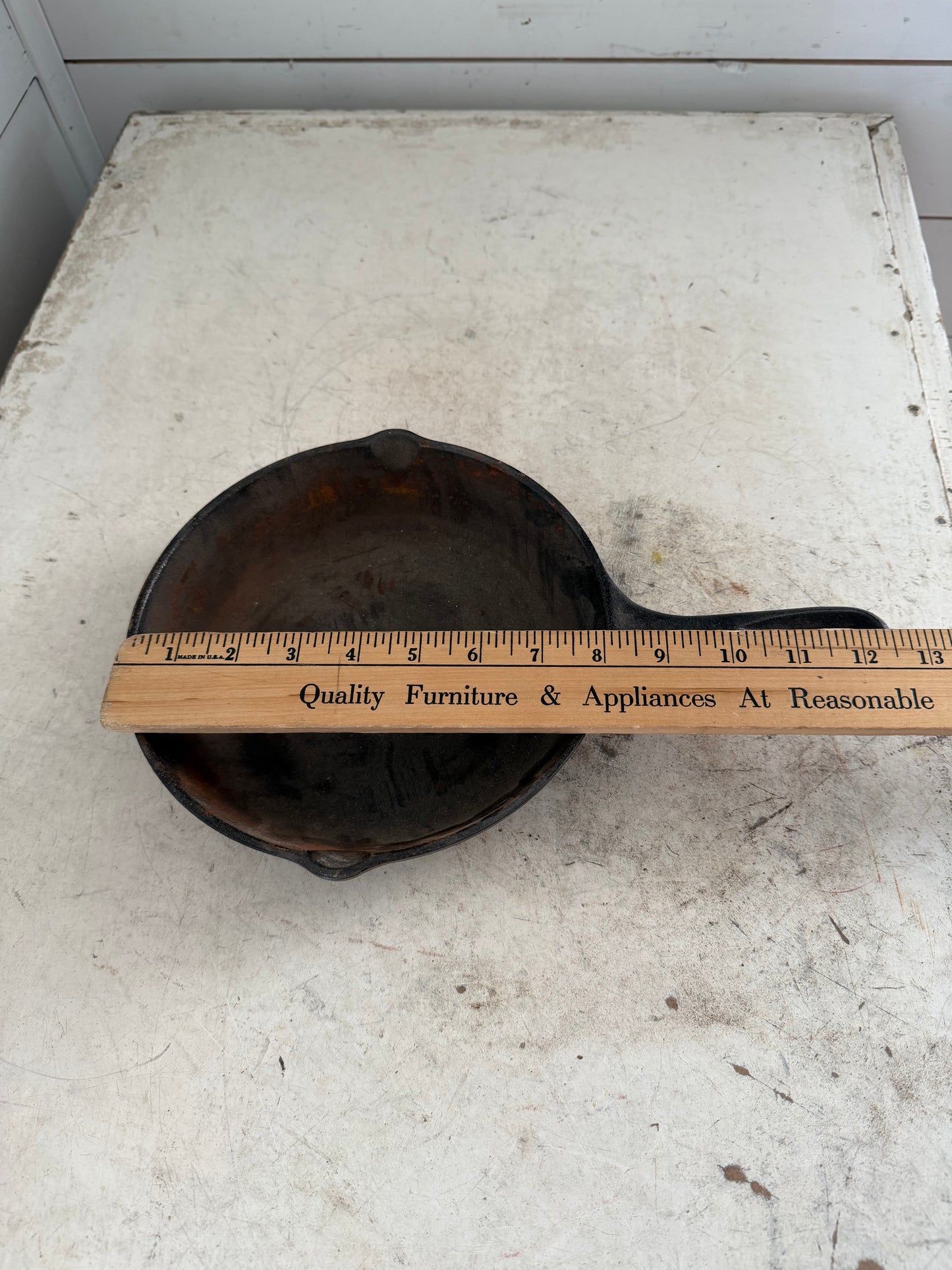 Vintage Lodge 8” Cast Iron Skillet - Will get cleaned and re-seasoned