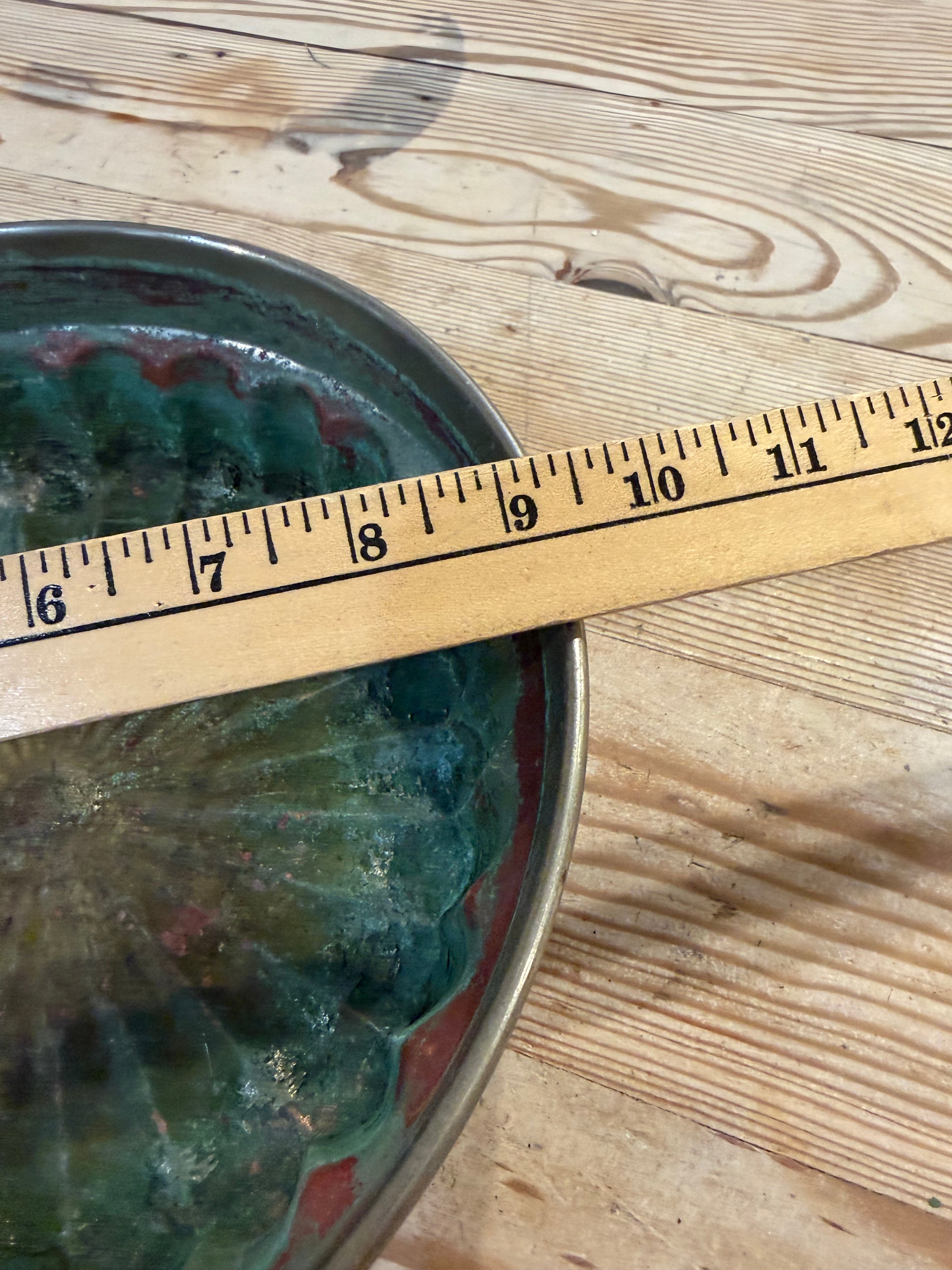 Copper Mould with lots of Patina