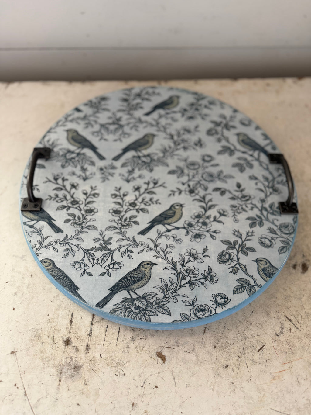 Blue Bird Toile | JRV Large Rice Paper 31-1/2x23-5/8"