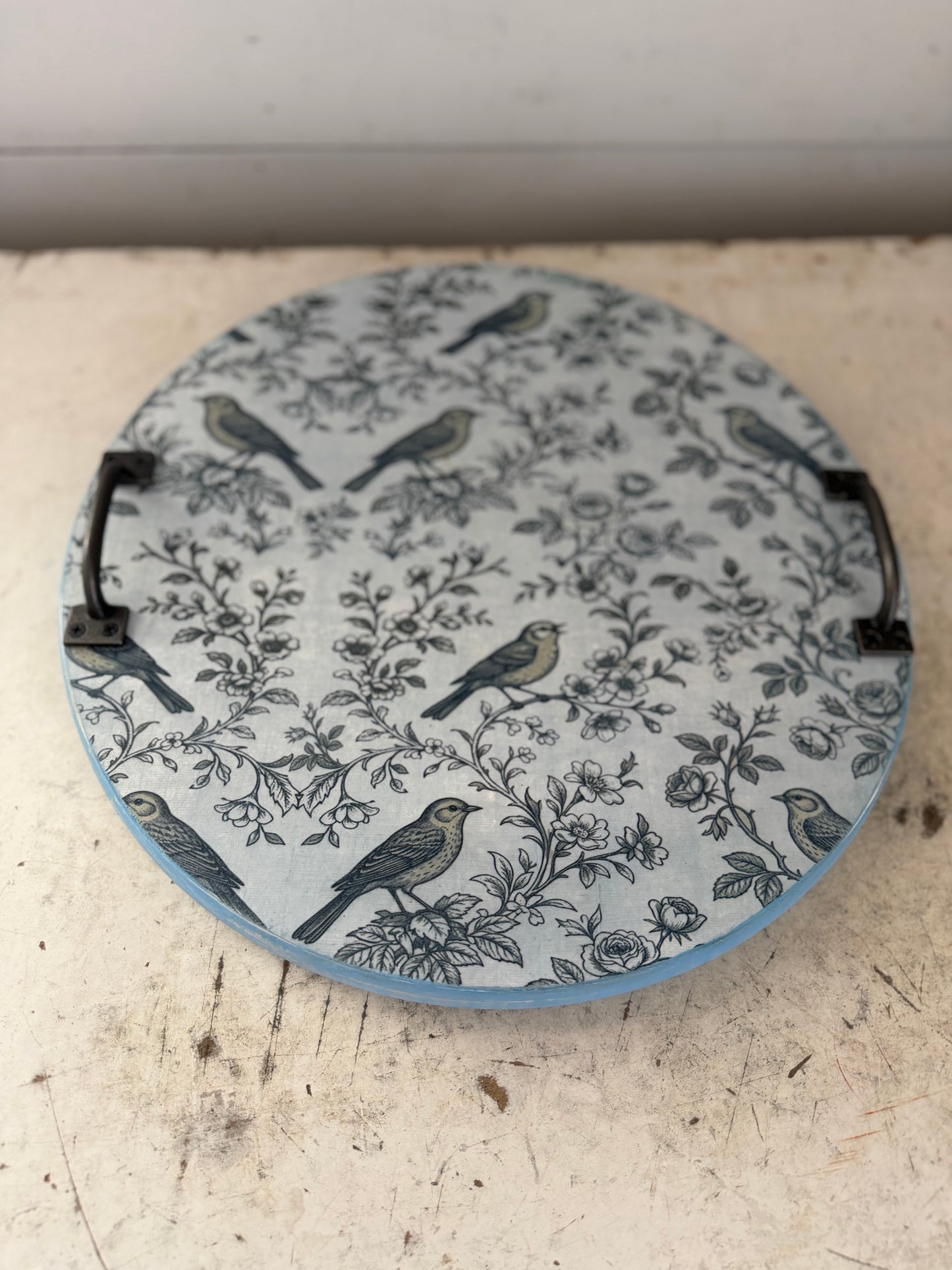 Blue Bird Toile | JRV Large Rice Paper 31-1/2x24"